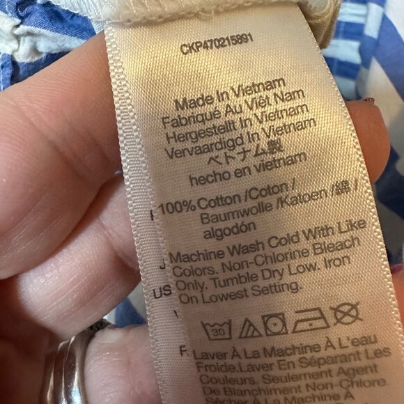 Madewell Elastic Waist Pull-On Shorts Womens Size XL Minimalist Hermitage Blue - Picture 8 of 9